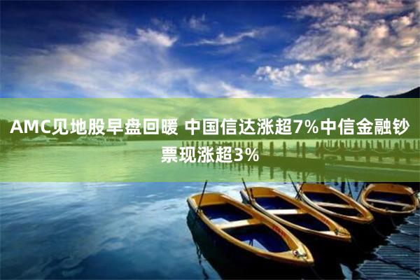 AMC见地股早盘回暖 中国信达涨超7%中信金融钞票现涨超3%